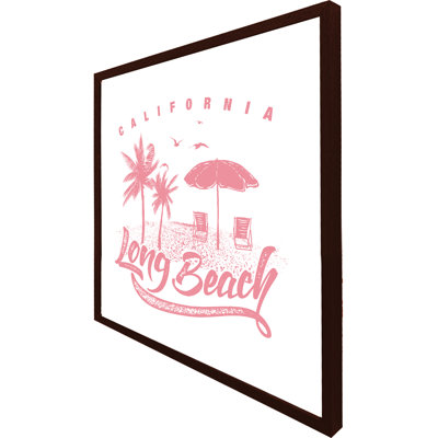 Maybee Cali Long Beach - Single Picture Frame Print