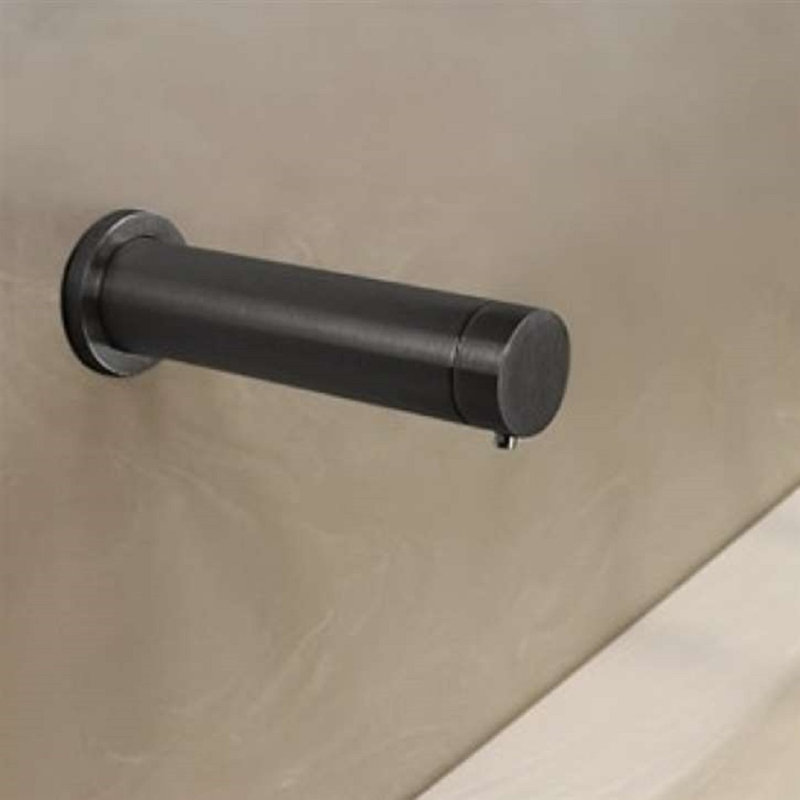 Distributeur de savon mural automatique Fontana Reno, Noir mat