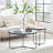 Nathyn Glass Top End Table