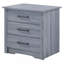 Table de chevet contemporaine grise-679909778