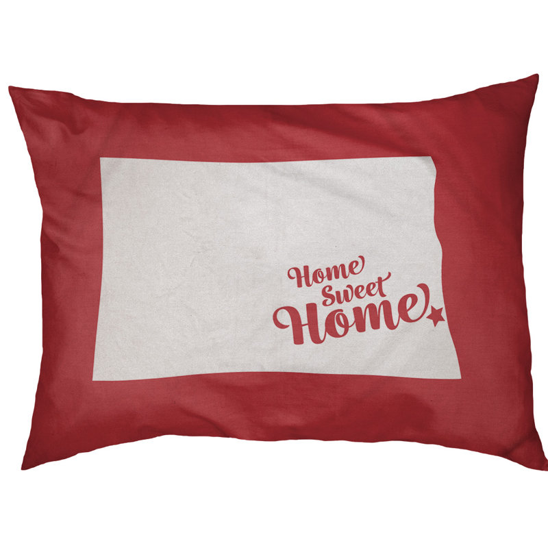 Coussin intérieur pour chien pour chien home fargo, Petit (l 28 po x P 18 po x H 6 po), Rouge