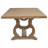 Fremont Brown Trestle Rectangular Dining Table