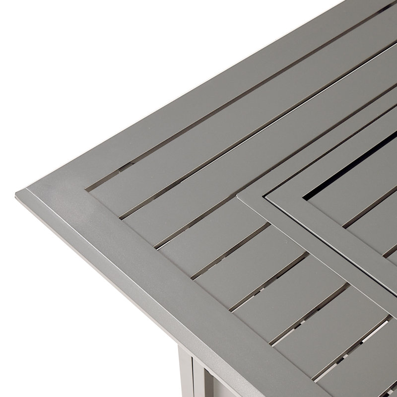 Avaline X 31 po Foyer de table en aluminium au propane, perles de verre, deux couvercles, couvercle, finition cuivre de 55 000 BTU