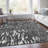 Premium Machine Washable Prisco Gray Rug-817731465