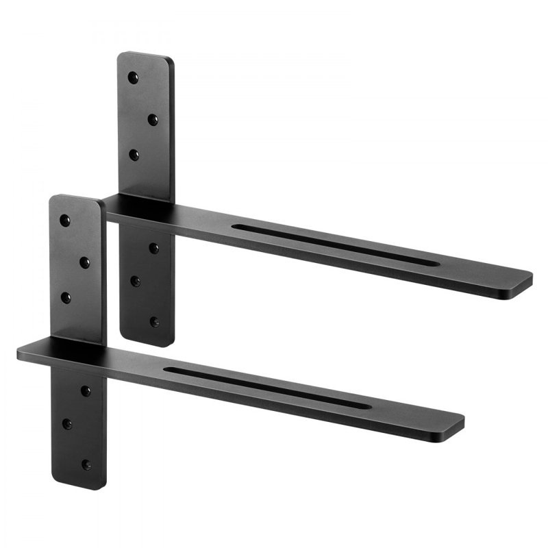 Shelf Brackets Heavy Duty Floating Shelf Brackets, 30.5cm H x 45.7cm W x 7.3cm D