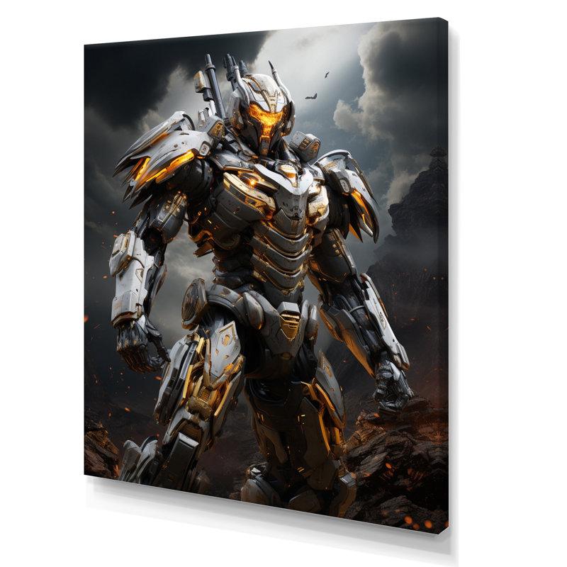 Villian Transformer II, Toile tendue, H 20 po x l 12 po x P 1 po