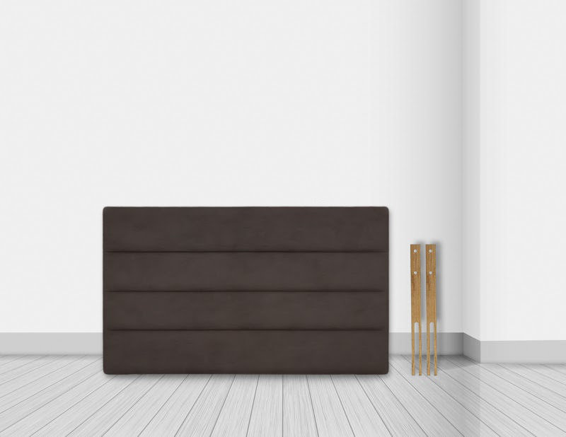 Etholle Upholstered Headboard, Single (3'), Brown