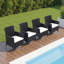 Outdoor Patio Dining Armchair with Cushion