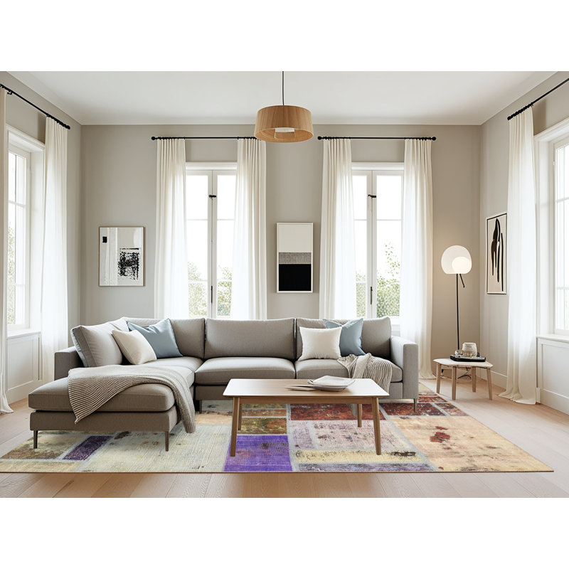Abstract Indoor Rug, Rectangle 8' x 12'