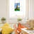 14.5"H Eiffel Tower Stained Glass Window Panel