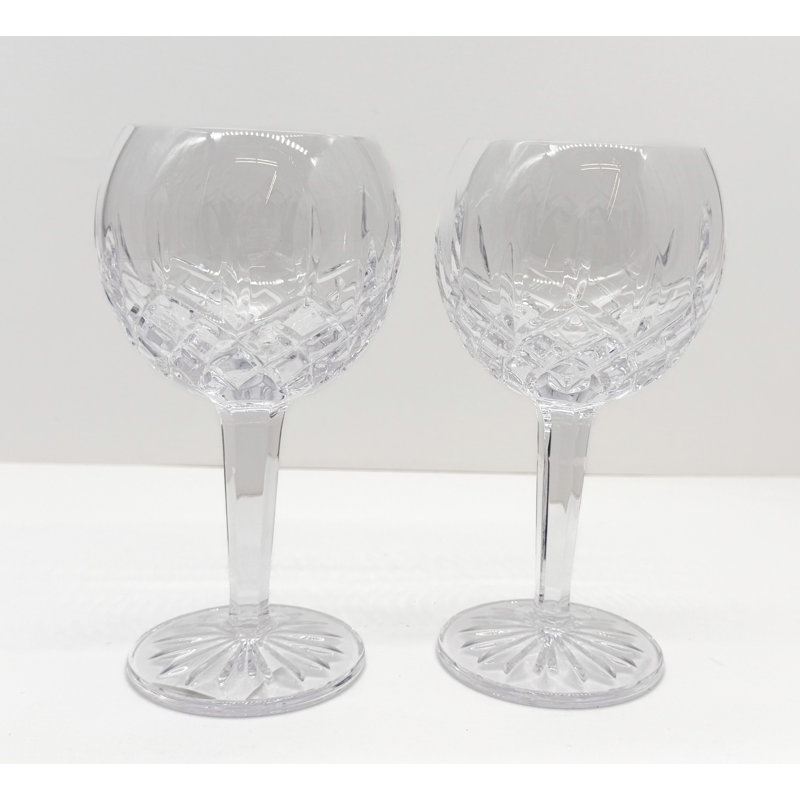 Waterford 1058232 Lismore Balloon Wine Glass, 11.5oz, Set of 2, Clear Color