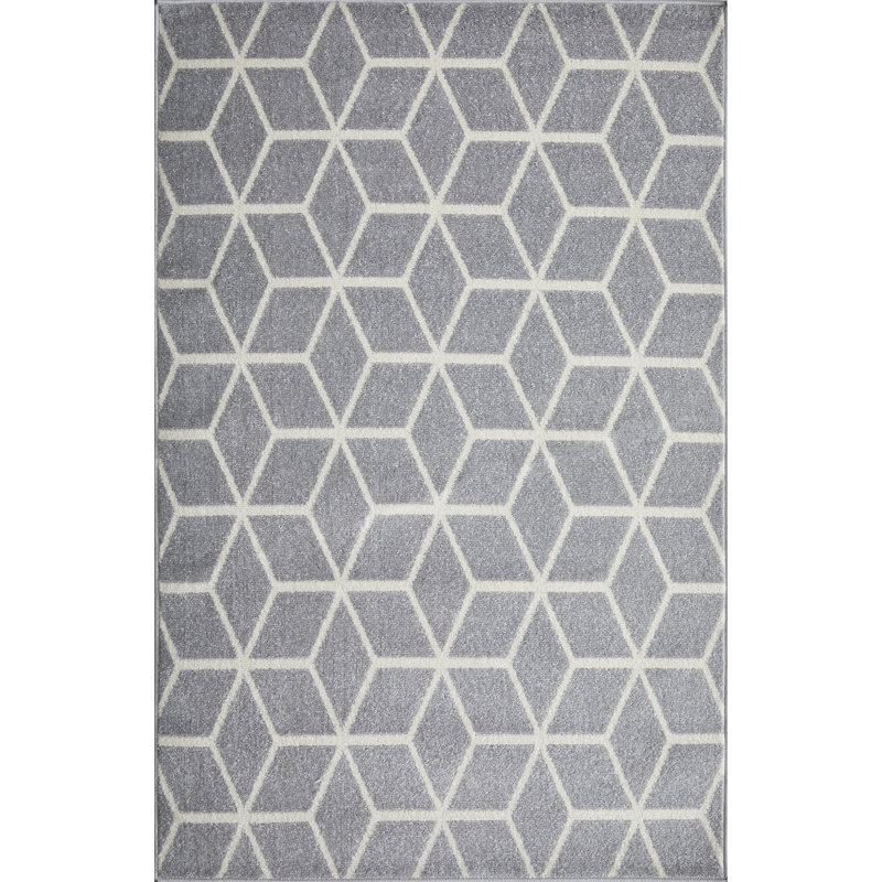 Jakavious Geometric Indoor Rug, Rectangle 4' x 6'