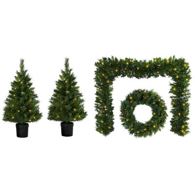 20cm Lighted Garland with Lights