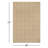 Roselyn Geometric Power Loom Beige Indoor/Outdoor Patio Rug-121453520
