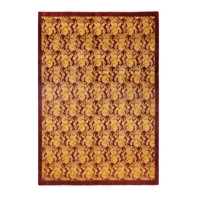 Classic One-of-a-Kind 6' 2" x 8' 9" Hand Knotted Area Rug