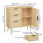 Commode en rotin