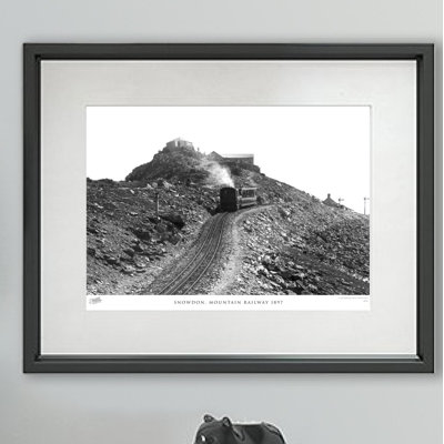 Snowdon, Mountain Railway 1897 by Francis Frith - Single Picture Frame Print