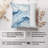 Abstract Blue Crystal Marble Geode I Modern-99960119