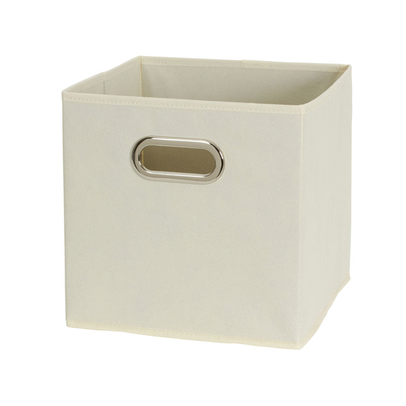 Wayfair Basics® Open Fabric Storage Bin Set, Natural