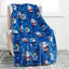 Couverture de Noël Couverture de Noël bleue