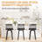 26'' Modern Swivel Counter Bar Stool with Spindle Back and Padded Seat-92103431-80925644