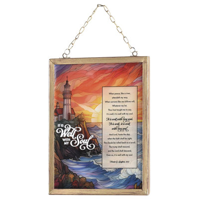 Framed Wall Decor It Is Well With My