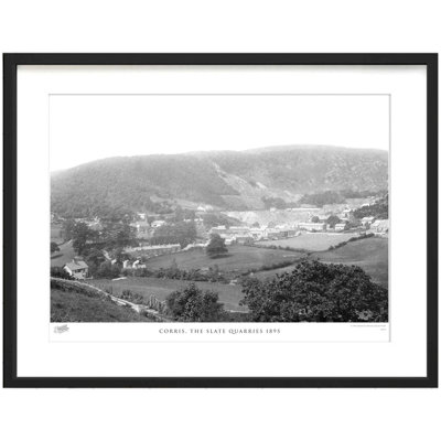 Corris, The Slate Quarries 1895 - Single Picture Frame Print