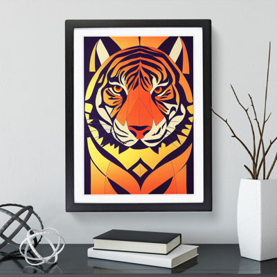 Tiger Abstract - Framed Print