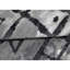 Windsom Abstract Area Rug in Sliver/Charcoal-62525686
