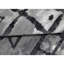 Windsom Abstract Area Rug in Sliver/Charcoal-62525691