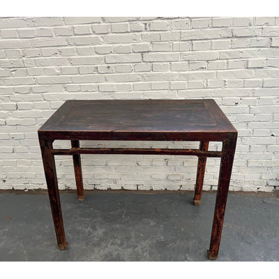 38.58267716535433'' Solid Wood Console Table