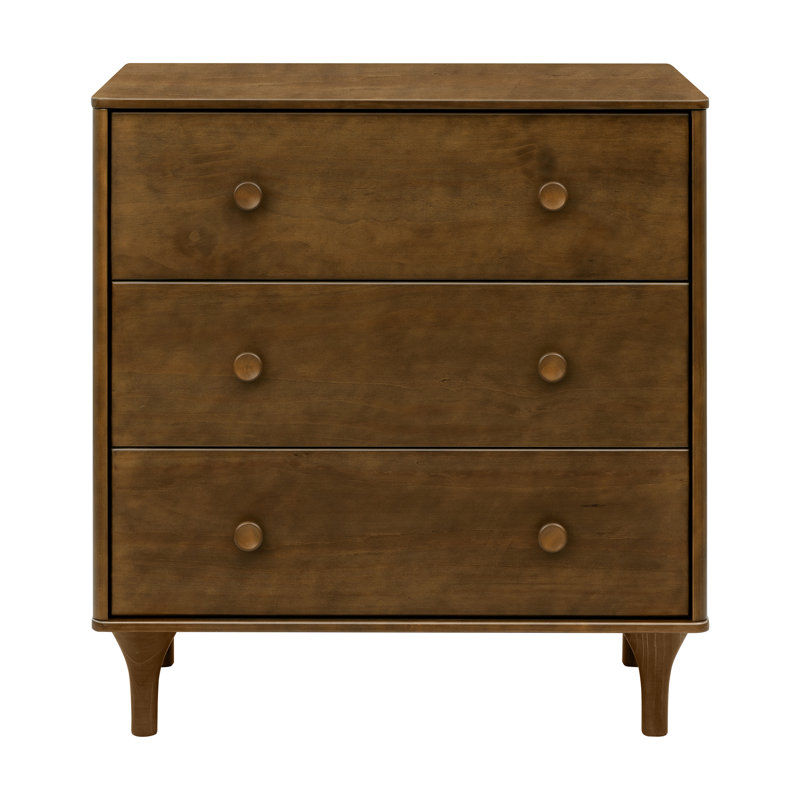Lolly 3 Drawer Changing Table, Natural Walnut
