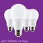 5.5 Watt (40 Watt Equivalent), A19 LED, Non-Dimmable Light Bulb, Warm White, E26/Medium (Standard) Base-47435982