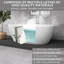 67 Inch Acrylic Freestanding Bathtub Modern Soaking Tub Overflow and Drain