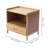 Charif 15.7"H Small Bamboo Wood Nightstand