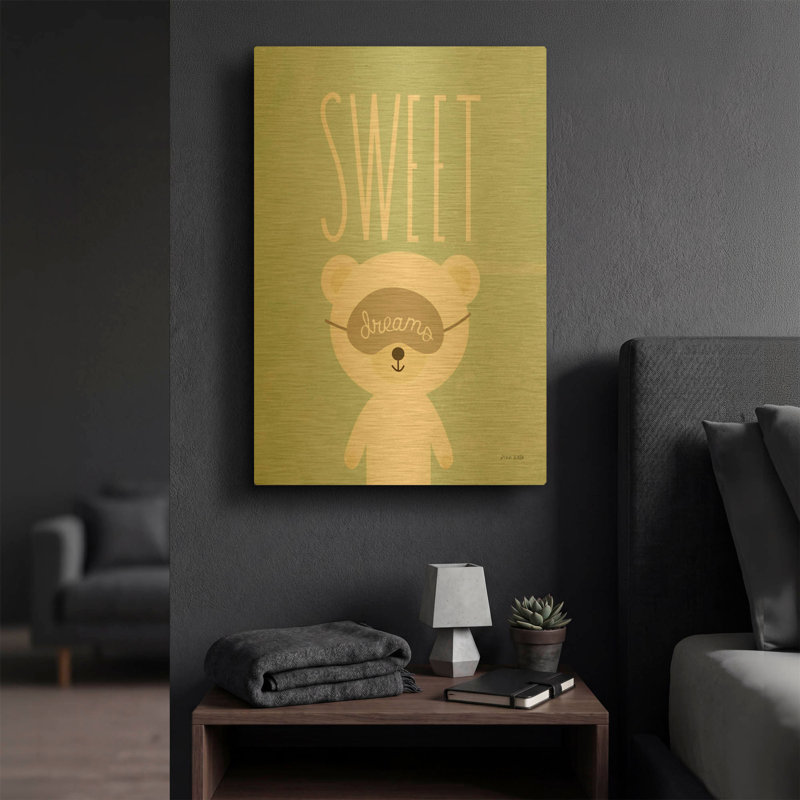 « Doux rêves » par Ann Kelle, tableau mural en métal, 40,6 cm x 61 cm, 16 po x 24 po