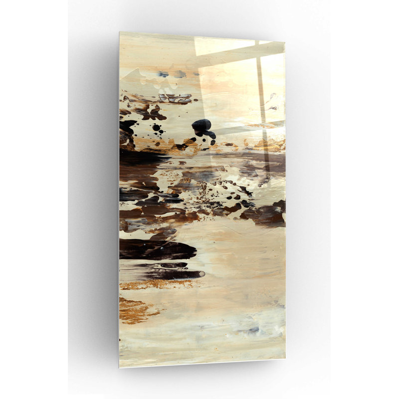 «No Attachment IV» par Lila Bramma, art mural en verre acrylique, 24 po x 48 po, H 48 po x l 24 po