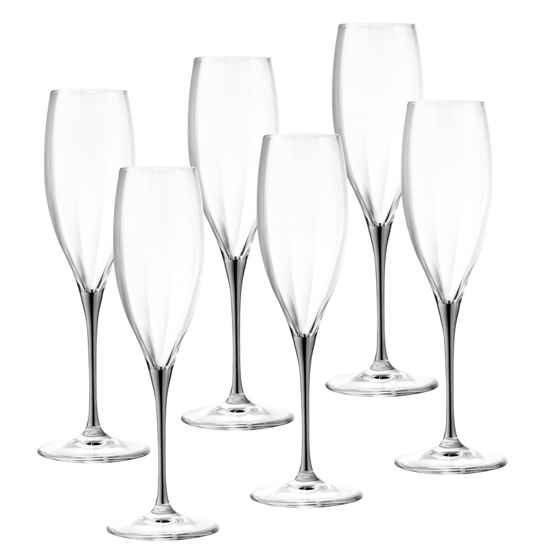 Crystal Goblet, Clear/Silver
