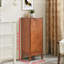 Armoire de salle de bain moderne avec tablettes réglables, laiton antique
