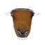 Grand vase en verre Smokey Umber-39750329