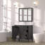 Meuble-lavabo moderne avec lavabo en résine