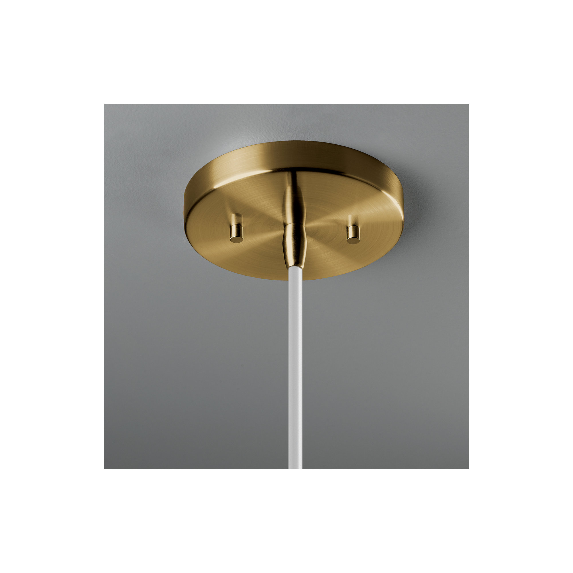 Leni Single Light Ceramic Dimmable Pendant, Verde Patina, Antique Brass