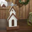 Figurine d'égle blanche en bois-772076114