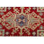 Tapis bleu à motif géométrique oriental Kazak 5 x 7