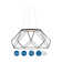 Roibin Dimmable LED Geometric Chandelier