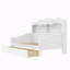 Lit de jour simple avec tiroirs de rangement-129865225