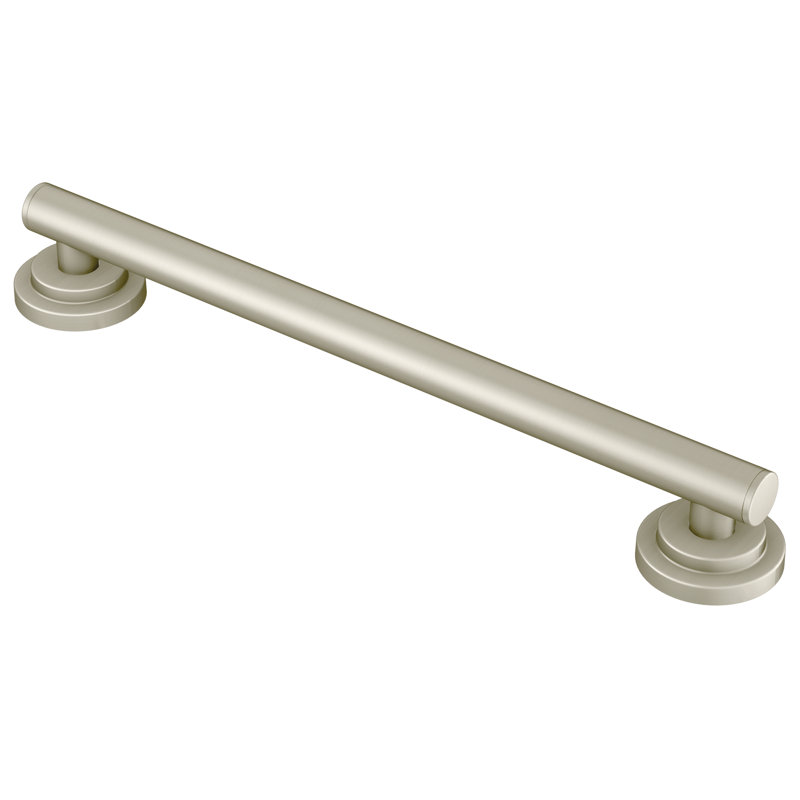 Iso Grab Bar, 3.25" H x 27.25" W x 2.75" D, Brushed Nickel