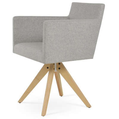 18.5'' H Wool Upholstered Parsons Chair