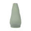 Vase de table abstrait moderne en céramique de 18 cm (7 pouces) pour la décoration intérieure - Vase à fleurs haut et ajouré au style contemporain, idéal pour le bureau, les tables, le salon et les étagères - Vert-646148583