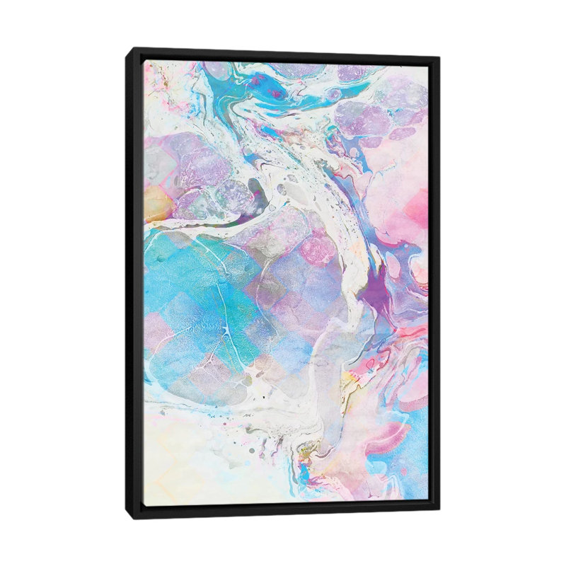 « désordre à peindre seulement », impression sur toile, H 26 po x l 18 po x P 1,5 po, Toile avec cadre noir
